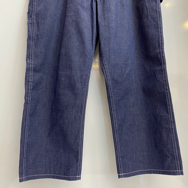 【曜日割引対象外】 ヴィンテージ vintage 70's シアーズ Sears ペインターパンツ デニム ブルー 38×32サイズ 201MB-882 VB