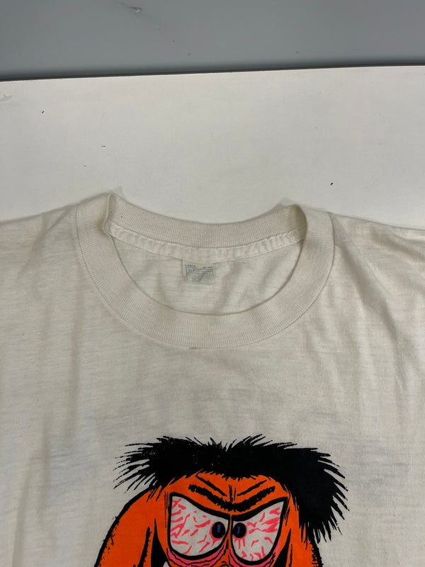 ヴィンテージ vintage US古着 アメカジ キャラT シングルステッチ Tシャツ ホワイト Lサイズ 101MT-4827