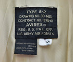 アヴィレックス AVIREX A-2 Flight Jacket レザージャケット フライトジャケット ジャケット ブラウン Sサイズ 103MT-3519