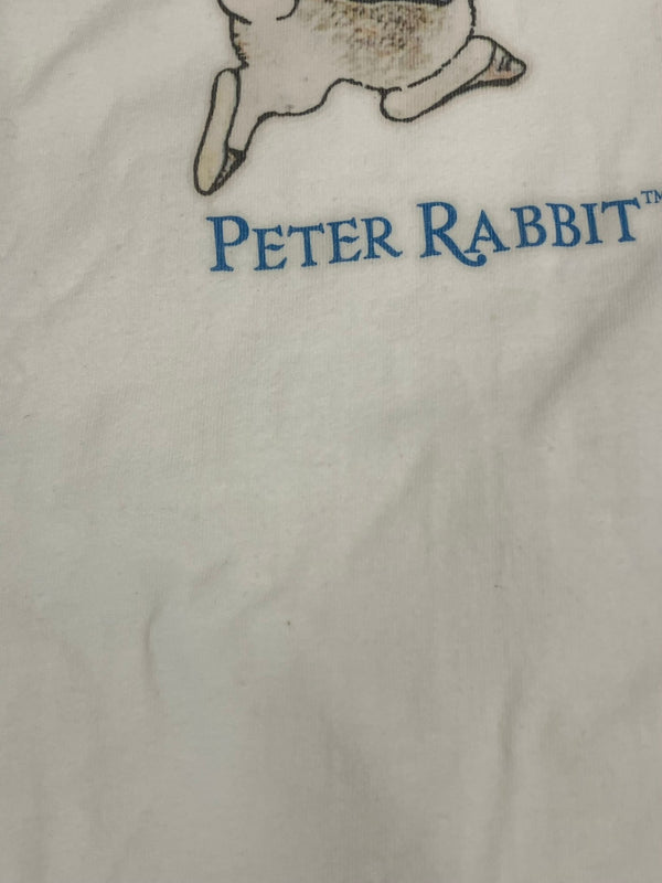 US US古着 90's 90年代 THE WORLD OF BEATRIX POTTER Peter Rabbit ピーターラビット オフィシャル ヴィンテージ VINTAGE  Tシャツ ホワイト Mサイズ 101MT-4918