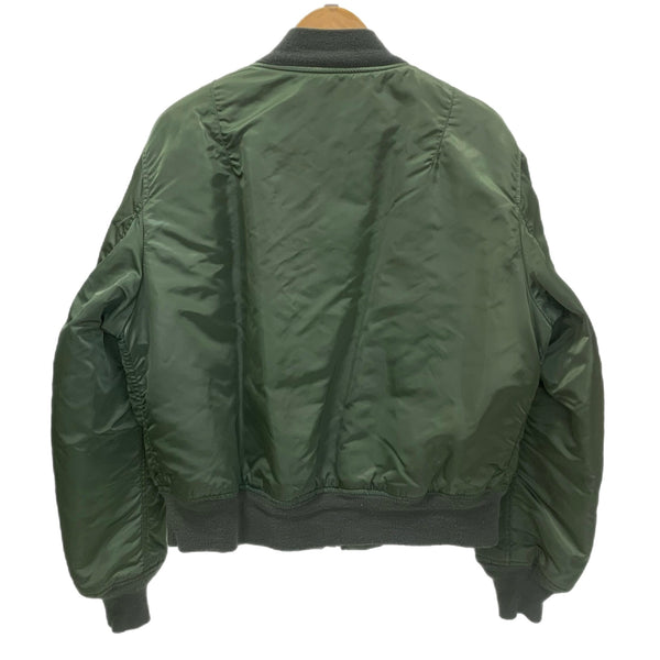 アルファ インダストリーズ ALPHA INDUSTRIES MA1 ジャケット グリーン Lサイズ 201MT-4664
