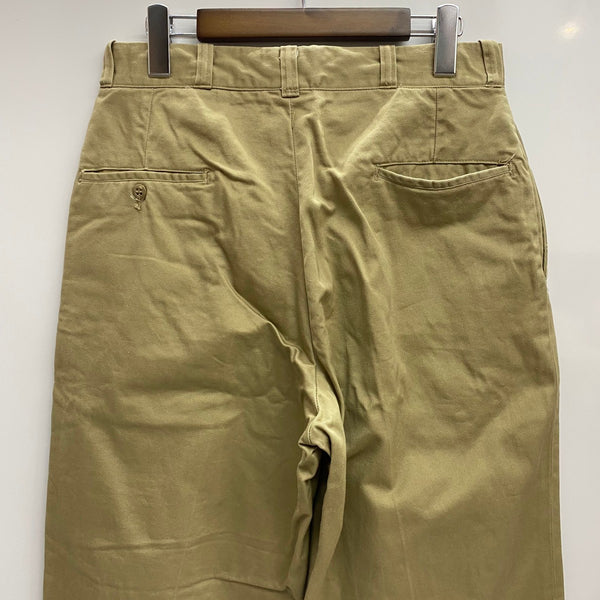 【曜日割引対象外】 ヴィンテージ vintage 70's US.ARMY チノ TROUSERS 8405-141-0905 チノパン ベージュ 31×32サイズ 201MB-1190 VB