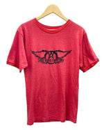 バンドTシャツ BAND-T ヴィンテージ Vintage エアロスミス AEROSMITH リンガーT US古着  Tシャツ レッド Mサイズ 101MT-2674