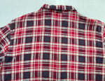 ヴィンテージ vintage 60s～ 60年代 Wash'n Wear プリントネル プリネル 赤 サイズ 16～16 1/2 長袖シャツ チェック マルチカラー 104MT-1305