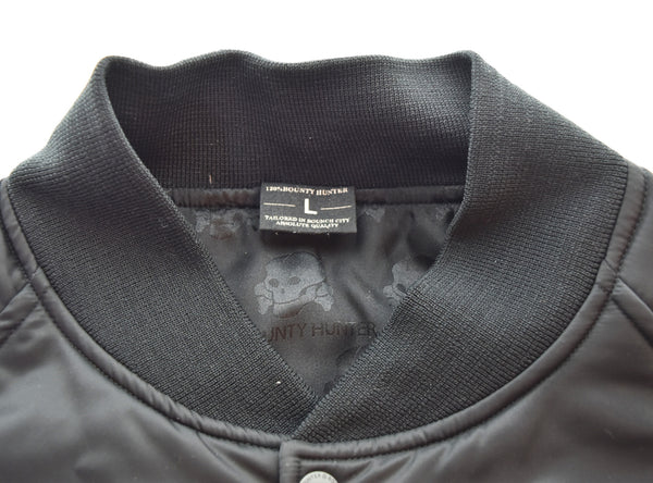 バウンティーハンター  BOUNTY HUNTER  FLIGHT JACKET 刺繍 フライトジャケット ブルゾン 81-3-3746-1044 ジャケット ブラック Lサイズ 103MT-3273