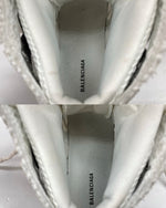 バレンシアガ BALENCIAGA Runner High ランナー ハイカット ダッド シューズ カットオフ ランニング 白 695764 メンズ靴 スニーカー ホワイト 27.5cm 104S-710