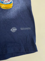 ヴィンテージ vintage 90's 90年代 Changes BUD LIGHT BUD ICE バドライト ペンギン 企業T 両面プリント アメリカ製 MADE IN USA ロンT ネイビー Lサイズ 101MT-4109