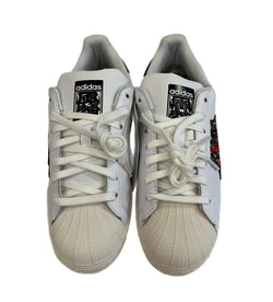 アディダス adidas × THREE TIDES TATTOO FY6735 コラボ スーパースター SS PURE 風神雷神 FY6735 メンズ靴 スニーカー ホワイト 26.5cm 101sh-2416