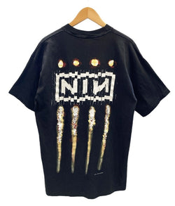 【曜日割引対象外】バンドTシャツ BAND-T 90s 1994 Vintage Nine inch nails the downward spyral ナインインチネイルズ ザ ダウンワードスパイラル  ヴィンテージ NIN US古着 XL Tシャツ プリント ブラック LLサイズ 101MT-2581