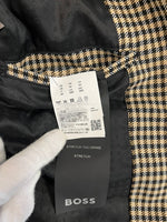 ヒューゴボス HUGO BOSS Mid Season windbreaker ミッドシーズン ウィンドブレーカー 千鳥格子 50497527 UK48 ジャケット ベージュ 101MT-4988