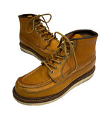 レッドウィング RED WING カヌーモック アイリッシュセッター レースアップ ブーツ ゴールドラセット 9850 メンズ靴 ブーツ ワーク ベージュ 7 1/2 E 101sh-2070