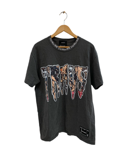トラヴィス SVARTRAVS TRAVS×DUALISM×COLASA Tシャツ Tシャツ プリント グレー Lサイズ 201MT-2219