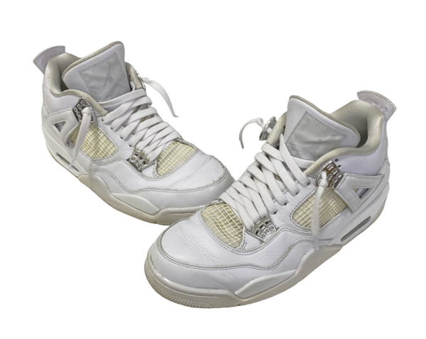 ナイキ NIKE AIR JORDAN 4 RETRO PURE MONEY エアジョーダンレトロ 308497-100 メンズ靴 スニーカー ホワイト 28cmサイズ 201-shoes981