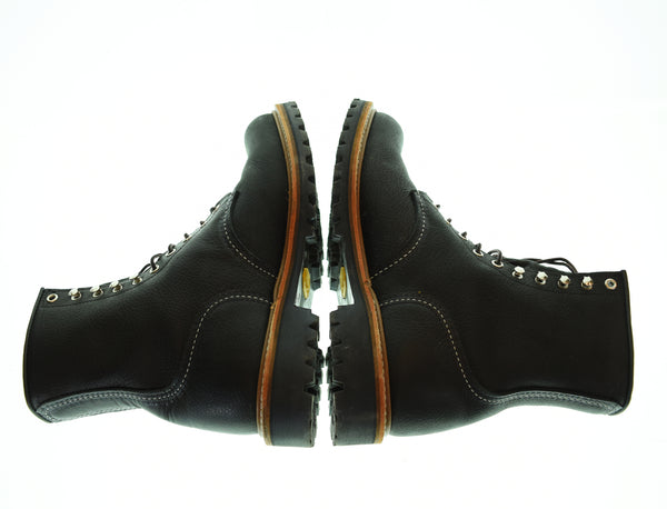 レッドウィング RED WING 8-inch Logger Non-Steel Toe 8インチ ロガー ノン・スティールトゥ  MADE in USA   4501 メンズ靴 ブーツ ワーク ブラック 9 1/2 D 27.5cm 103S-1354