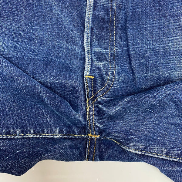 【曜日割引対象外】 リーバイス Levi's 60's 501 BIG E タイプ物 カットオフ ショートパンツ W33 デニム ブルー 201MB-1106 VB
