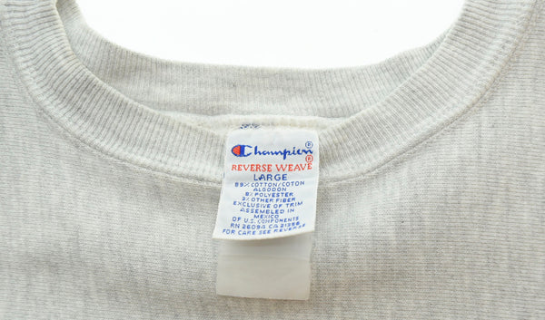 チャンピオン Champion  90s USA製Reverse Weave リバースウィーブ NAVY スウェット グレー スウェット グレー Lサイズ 103MT-1568