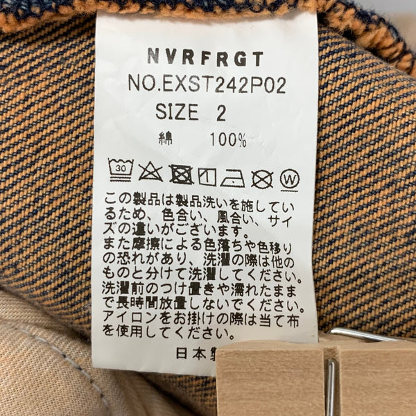 【曜日割引対象外】ネヴァーフォーゲット NVRFRGT STUDIOUS別注 3D TWISTED JEANS EXST242P02 デニム ピンク 2サイズ 201MB-1006