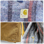 【曜日割引対象外】 カーハート Carhartt 70's デトロイトジャケット ステンシル ジャケット ベージュ 46サイズ 201MT-4874 VB