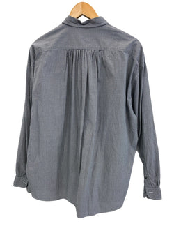 ポータークラシック Porter Classic コットン チェックシャツ カジュアルシャツ 長袖シャツ ブラック Lサイズ 101MT-3667