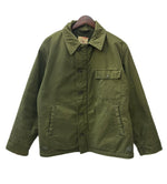 【曜日割引対象外】 ヴィンテージ vintage 70's U.SNAVY A-2 DECK ジャケット 8415-753-5613 グリーン Lサイズ 201MT-3162 VB