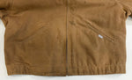 カーハート Carhartt 80's 80年代 100周年 100YEARS デトロイトジャケット ワークジャケット ジップアップ ダック地 裏地ブランケット VINTAGE ヴィンテージ - ジャケット ブラウン 101MT-5326