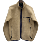 【曜日割引対象外】 パタゴニア PATAGONIA 90's USA製 レトロ カーディガン フリース ジャケット ベージュ Mサイズ 201MT-4635 VB