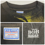 【曜日割引対象外】 ヴィンテージ vintage 90's Bob Marley All Sport USA製 Tシャツ ブラック Lサイズ 201MT-4248 VB
