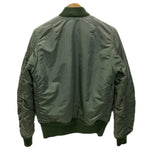 アルファインダストリーズ ALPHA INDUSTRIES 90s 90年代 MA-1 20004-221 ジャケット グリーン Sサイズ 201LT-427