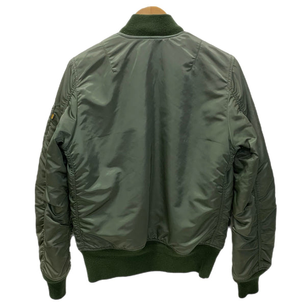 アルファインダストリーズ ALPHA INDUSTRIES 90s 90年代 MA-1 20004-221 ジャケット グリーン Sサイズ 201LT-427