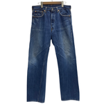 【曜日割引対象外】 リーバイス Levi's 66501 USA製 復刻 ダブルネーム デニム ブルー W34 L36サイズ 201MB-1039 VB