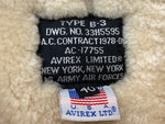 アヴィレックス AVIREX TYPE B-6 FLIGHT JACKET フライト ジャケット スウェード レザー ムートン ボア ミリタリー アウター USA製 茶 サイズ40 ジャケット 無地 ブラウン 104MT-2233