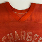 【曜日割引対象外】 チャンピオン Champion 70's 80's  フットボールtシャツ Tシャツ オレンジ 201MT-4230 VB