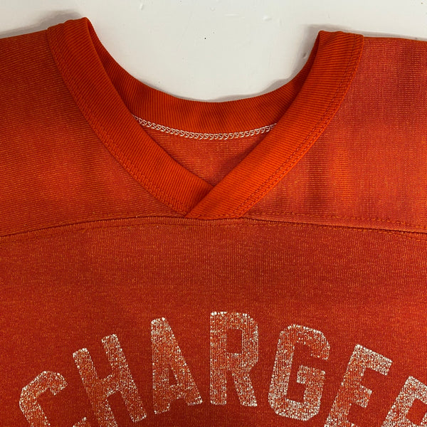 【曜日割引対象外】 チャンピオン Champion 70's 80's  フットボールtシャツ Tシャツ オレンジ 201MT-4230 VB