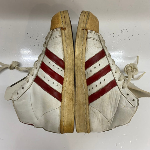 【曜日割引対象外】 アディダス adidas 80's PRO MODEL フランス製 made in france 金ベロ 5 1/2 メンズ靴 スニーカー ホワイト 24.5cmサイズ 201-shoes1585 VB