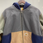 【曜日割引対象外】 カーハート Carhartt リメイク 再構築 アクティブジャケット パーカー ジャケット マルチカラー 201MT-4570 VB