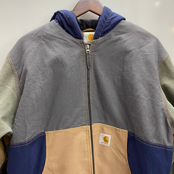 【曜日割引対象外】 カーハート Carhartt リメイク 再構築 アクティブジャケット パーカー ジャケット マルチカラー 201MT-4570 VB