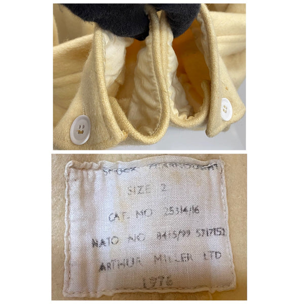 【曜日割引対象外】 ヴィンテージ vintage 70's ROYAL NAVY FEARNOUGHT SMOCK ダッフル ジャケット ホワイト 2サイズ 201MT-3567 VB