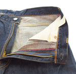 エヴィス EVISU Lot.2017 カモメ ブーツカット デニム ジーンズ 布パッチ LOT2017 デニム ブルー 34　35 103MB-522