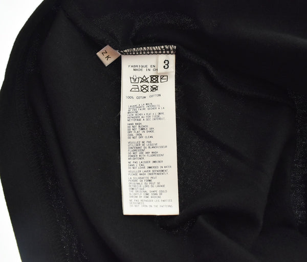 ヨウジ ヤマモト YOHJIYAMAMOTO × NEWERA ニューエラ 20ss 100周年記念 コラボ YOHJI  HN-T77-877 3 Tシャツ ブラック 103MT-2538