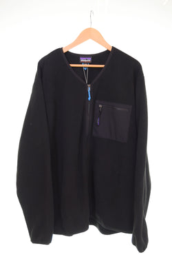 パタゴニア PATAGONIA Synchilla Fleece Cardigan Jacket シンチラ フリース カーディガン ジャケット 22975 XXL ジャケット ブラック 3Lサイズ 103MT-2909