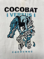 バンド band 90s 00s COCOBAT TEE ココバット Tシャツ United Sportsタグ I Versus I ヘビメタ バンT 半袖 白 Tシャツ ロゴ ホワイト XLサイズ 104MT-2347