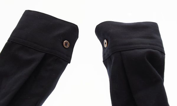 ティッカ TICCA ダブルポケットシャツ TAGA-313-01 長袖シャツ ブラック フリーサイズ 103LT-131