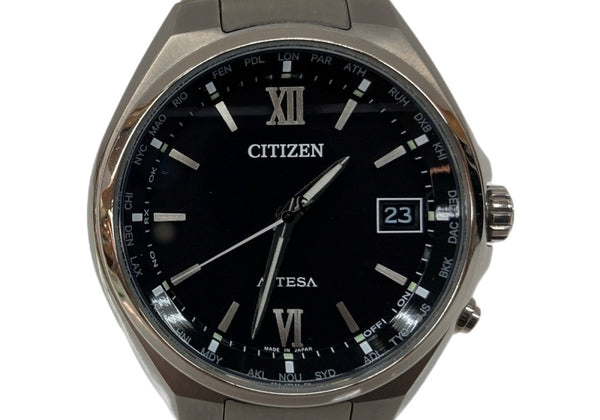 シチズン CITIZEN ATTESA アテッサ Eco Drive エコ ドライブ 中留 10気圧防水 耐磁性 腕時計 ウォッチ 銀 H149-S125626 メンズ腕時計シルバー 104T-29