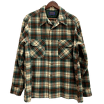 【曜日割引対象外】 ペンドルトン PENDLETON 70's USA製 ネルシャツ ウールシャツ  長袖シャツ グリーン XLサイズ 201MT-4567 VB