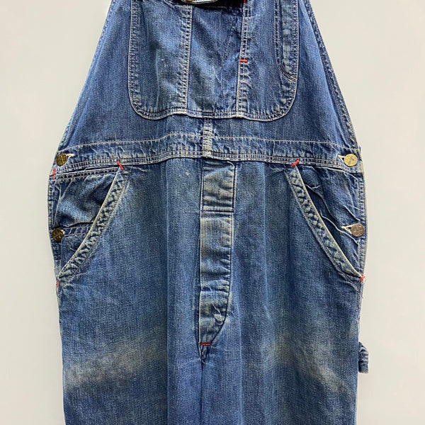 【曜日割引対象外】 ヴィンテージ vintage 50's~ BLUE BELL ローバック つなぎ・オーバーオール ブルー 201MB-1095 VB