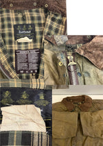 バブアー BARBOUR 90's 90年代 3ワラント GAMEFAIR ゲームフェア ワックス コットン オイルドジャケット ハーフコート VINTAGE ヴィンテージ A123 ジャケット カーキ 101MT-5233