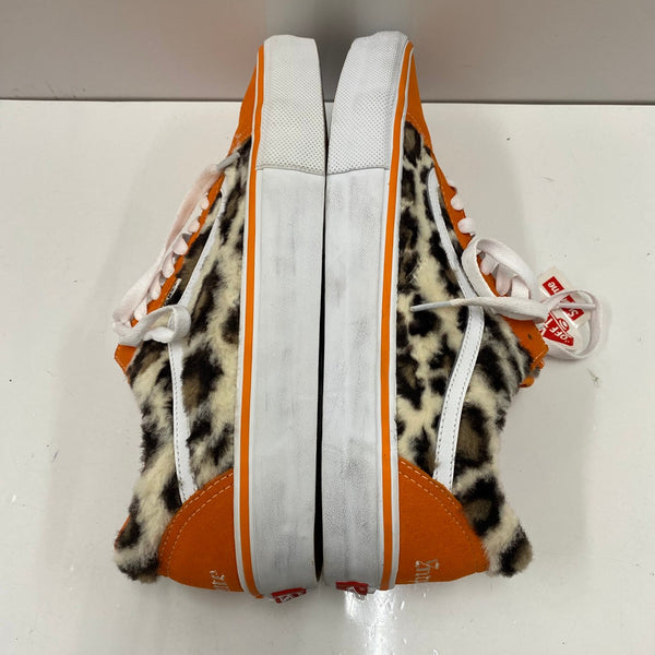 シュプリーム SUPREME Vans Leopard Old Skool Orange メンズ靴 スニーカー オレンジ 29.0cmサイズ 201-shoes1332