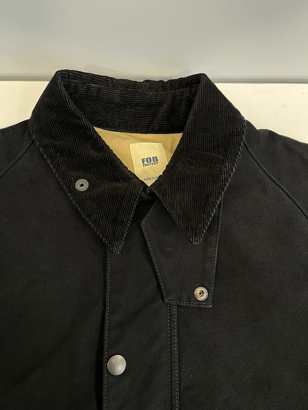 エフオービーファクトリー F.O.B FACTORY FOB FACTORY ライディングジャケット モールスキン f2361 ジャケット ブラック Lサイズ 101MT-4657
