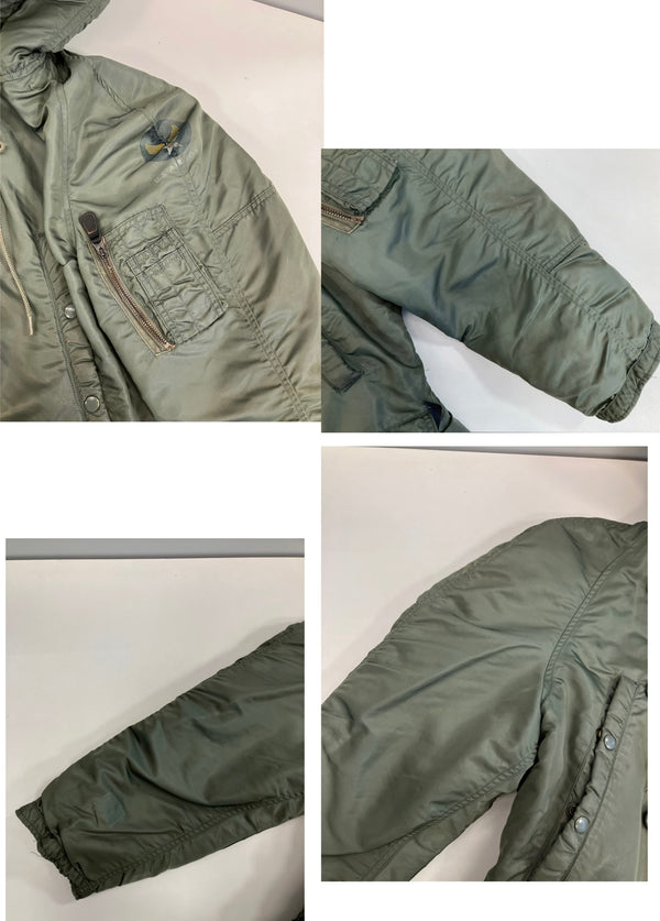 ミリタリー military 60's 60年代 USAF 米軍 実物 空軍 US AIR FORCE N3-B フライトジャケット VINTAGE ヴィンテージ コート カーキ 101MT-4900