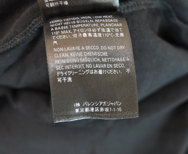 バレンシアガ BALENCIAGA  キャンペーンロゴ 半袖Tシャツ TS98 570803 TAV44 1000 Tシャツ ブラック Lサイズ 103MT-3299